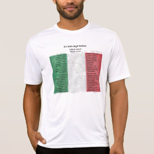Camiseta Degli Italiani do Canto de Italia - IL