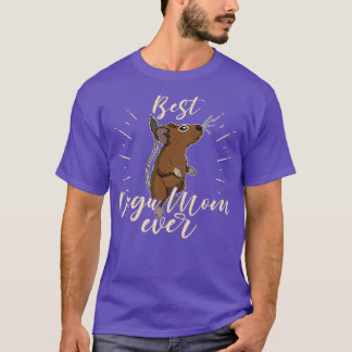 Camiseta Degu rodízio de animais de estimação bonitinho a d
