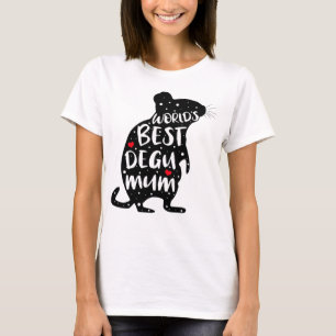 Camiseta Degus Shirt   bonita de dito querido com Deg