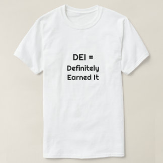 Camiseta DEI = T-Shirt Definitivamente Ganhado