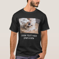 DEIN DESIGN/TEXTO/FOTO Herren Hund schwarz