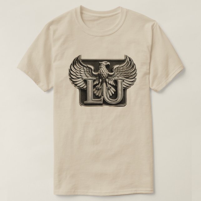 Camiseta Dein Name ist Lu und hier ist dein Adler Design (Frente do Design)