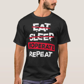 Camiseta Deitar Presente De Cirurgião Repetitivo Para Opera