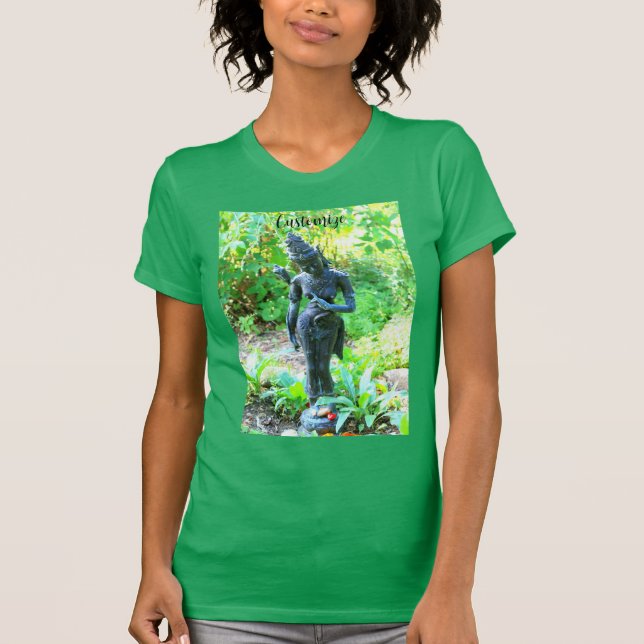 Camiseta Deity hindu jardim (Frente)