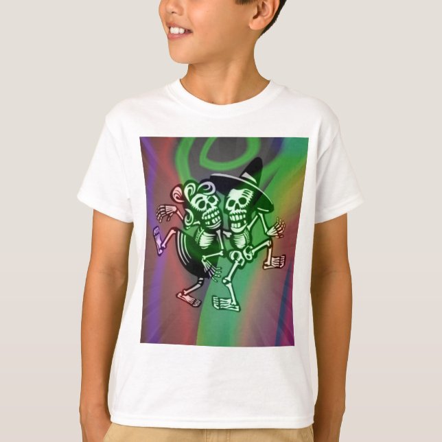 Camiseta deixa a dança colorida (Frente)