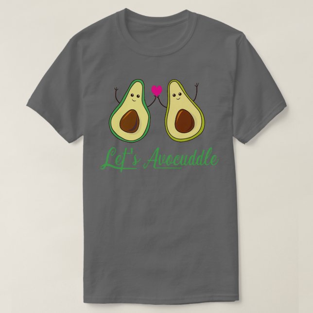 Camiseta Deixa Avocuddle Avocado Amplia presentes (Frente do Design)