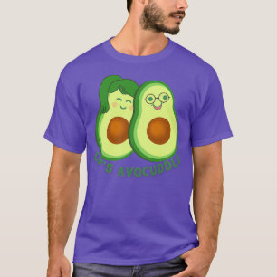 Camiseta Deixa Avocuddle feliz Avocado Avocado apaixonado