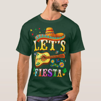 Camiseta Deixa Fiesta Meican Guitarist Cinco De Mayo Guitar