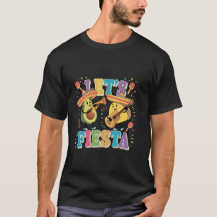 Camiseta Deixa Fiesta Taco Avocado Engraçado Cinco De Mayo 