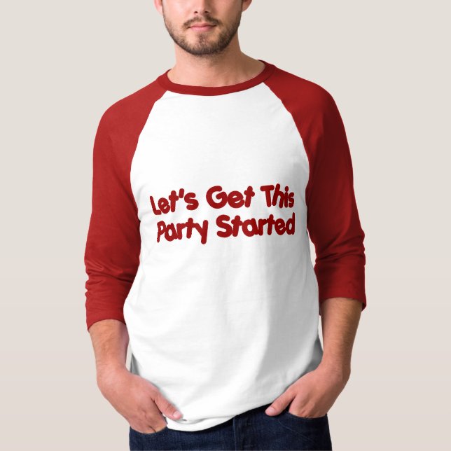 Camiseta Deixa para obter este partido começado (Frente)