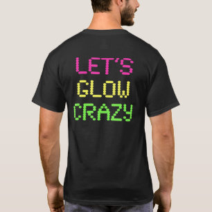 Camiseta Deixa-te brilhar, festas de brilho de adolescente 