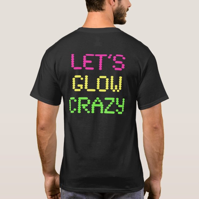 Camiseta Deixa-te brilhar, festas de brilho de adolescente  (Verso)