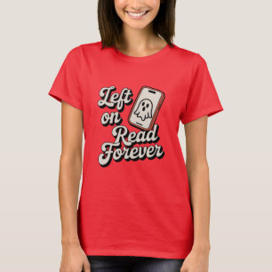 Camiseta Deixado em Lido para Sempre Design Divertido de