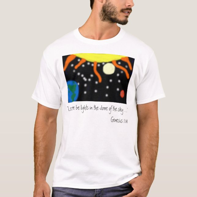 Camiseta Deixado haja uma luz (Frente)