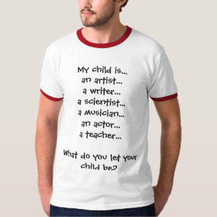 Camiseta Deixado o a criança está