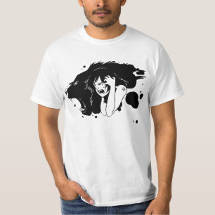 Camiseta Deixado o para fora t-shirt