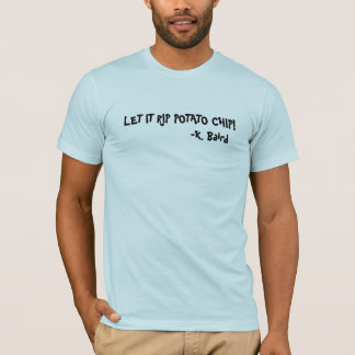 CAMISETA DEIXAIS LHE PARA RASGAR A MICROPLAQUETA DE BATATA!