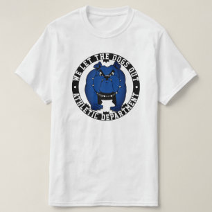 Camiseta Deixamos Os Cachorros Saírem Do Mascote Do Bulldog