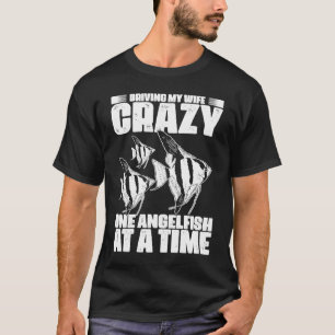 Camiseta Deixando Minha Esposa Louca  Peixe Anjo Peixe Anjo