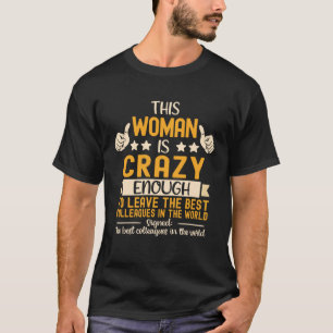 Camiseta Deixando o emprego e colega de trabalho se aposent