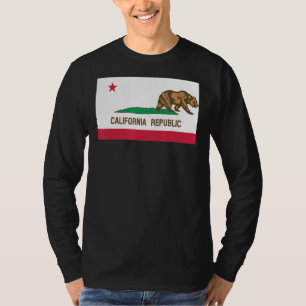 Camiseta Deixando o Urso de Sinalizador da Califórnia à Esq