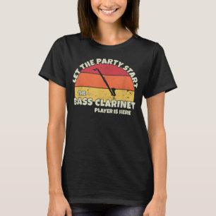 Camiseta Deixar a festa começar o jogador de bastidores Cla