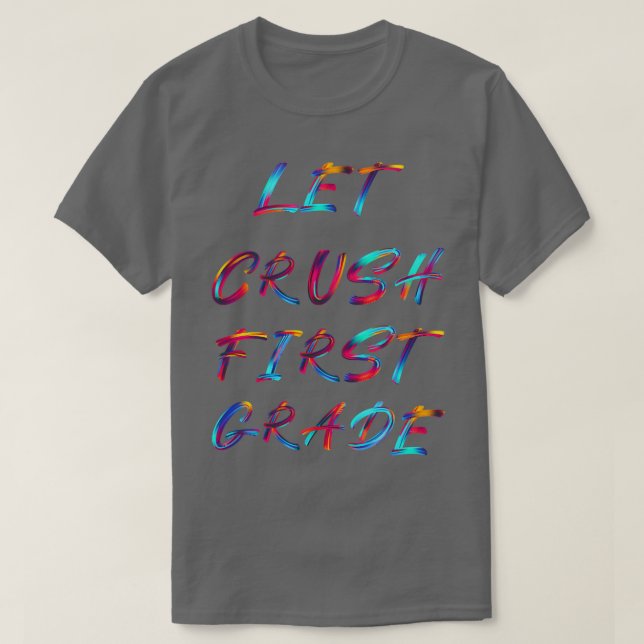 Camiseta Deixar Esmagar 1 rua (Frente do Design)