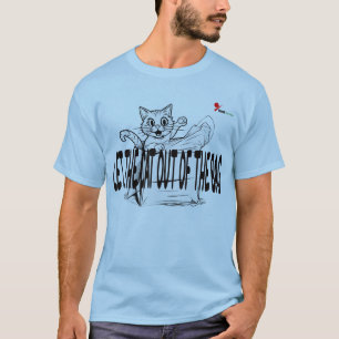 Camiseta "Deixar o Gato Sair da Caixa" Expressão