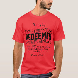 Camiseta Deixar o Salmo LORD 107:2