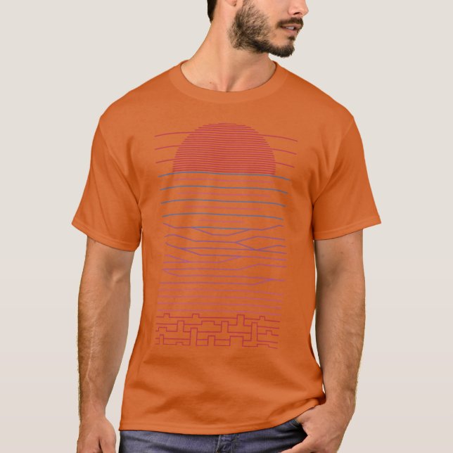 Camiseta Deixe a cidade para o amigo do mar (Frente)