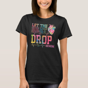 Camiseta Deixe A Enfermeira Adenosine Icu Bater Dizendo Nur