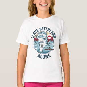 Camiseta Deixe a Groenlândia em Paz