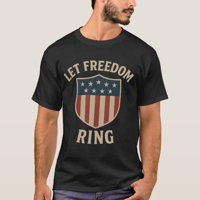 Camiseta Deixe a liberdade tocar (Frente)