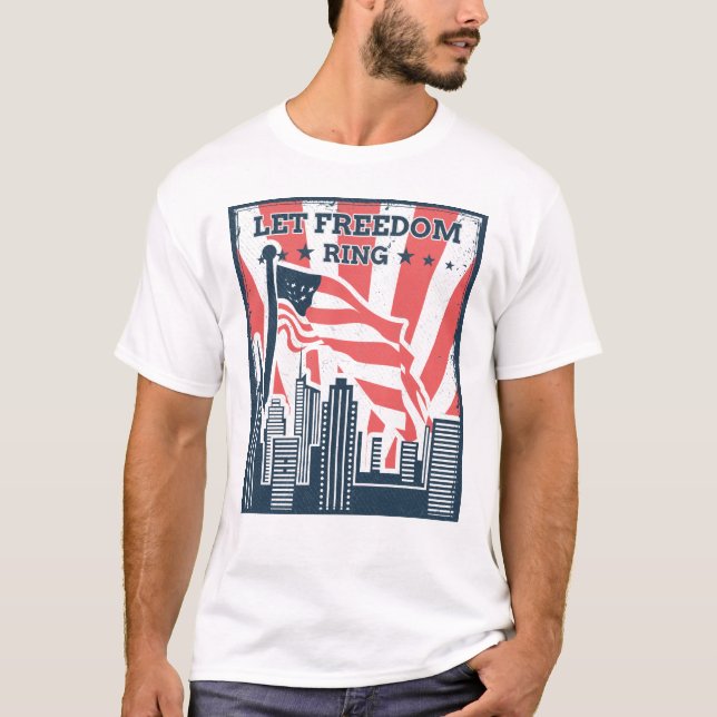 Camiseta Deixe a liberdade tocar (Frente)