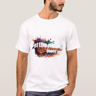 Camiseta deixe a música guiar você