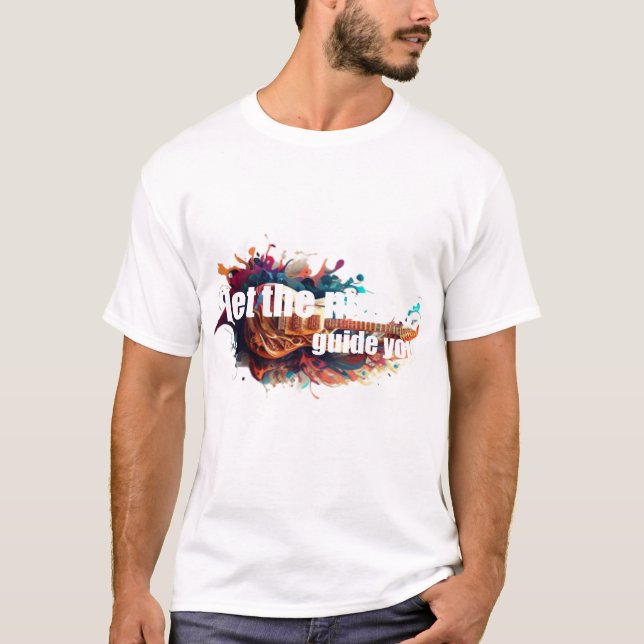 Camiseta deixe a música guiar você (Frente)