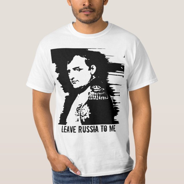 Camiseta Deixe a Rússia comigo (Frente)