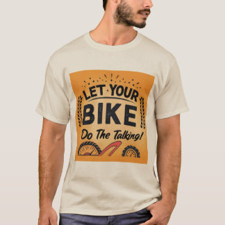 Camiseta Deixe a sua bicicleta falar