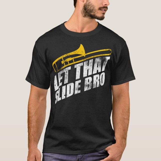 Camiseta Deixe Aquele Slide Irmão - Engraçado Jogador De Tr (Frente)