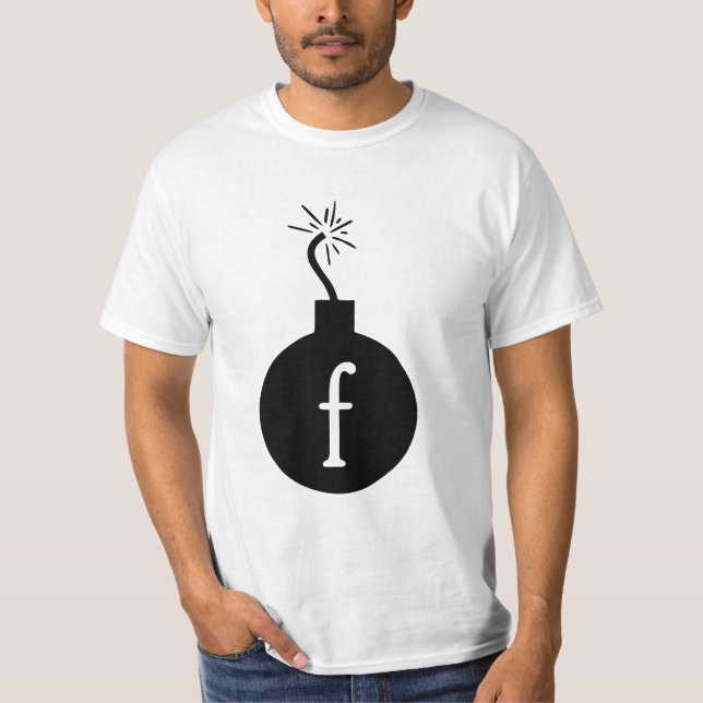 Camiseta Deixe cair a bomba de F (Frente)