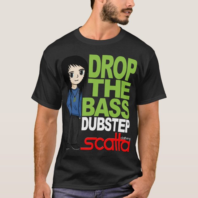 Camiseta Deixe cair o t-shirt baixo de Dubstep (Frente)