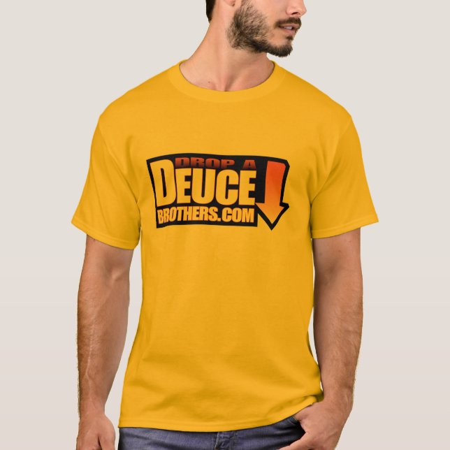 Camiseta Deixe cair uma laranja do logotipo dos irmãos do (Frente)