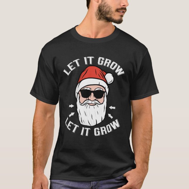 Camiseta Deixe crescer bigode barba sem barba (Frente)