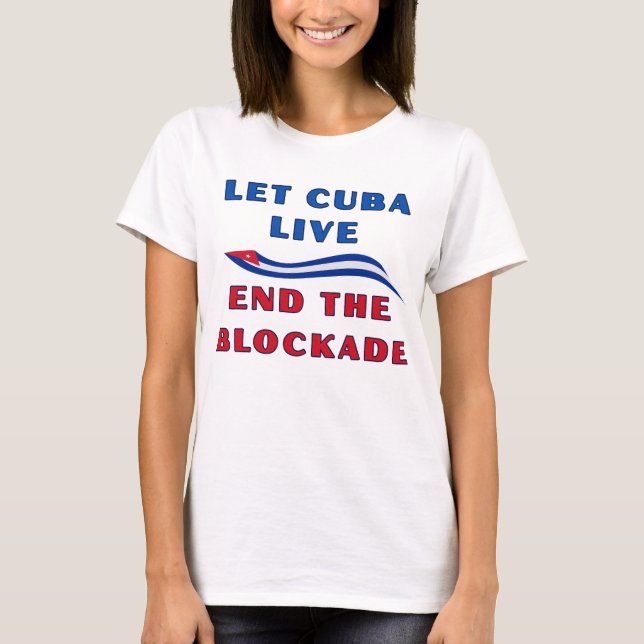 Camiseta Deixe Cuba Viver (Frente)
