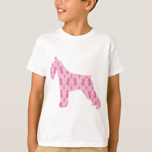 Camiseta Deixe Cure o Schnauzer da Faixa de Opções do Cance