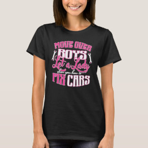 Camiseta Deixe Espaço Garotos Conserto de Carro Engraçado G