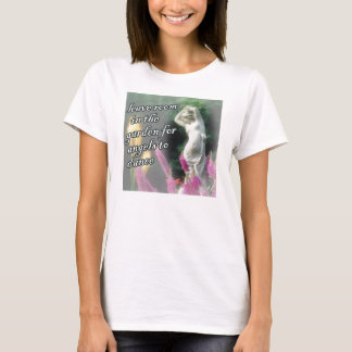 Camiseta Deixe espaço no jardim...