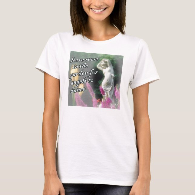 Camiseta Deixe espaço no jardim... (Frente)