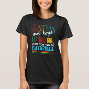 Camiseta Deixe Esta Garota Mostrar Como Jogar Netball Diver