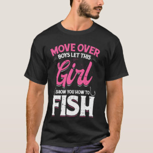 Camiseta Deixe Esta Garota Mostrar Como Pescar no Gelo